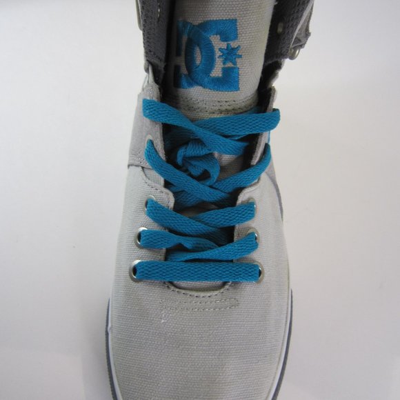 DC Womens Graduate TX High Top Gray Shoes Size Womens US 6W - Picture 3 of 16